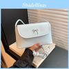 Chic Casual Korean Style Solid Color Small Handheld Shoulder Bag Ideal For Daily Outfits In Multiple Colors