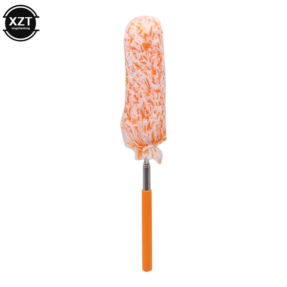 

Washable Crevice Bedside Dust Brush Microfiber Duster Tool Retractable Gap Telescopic Household Hand Artifact Cleaning Windows помаранчевий