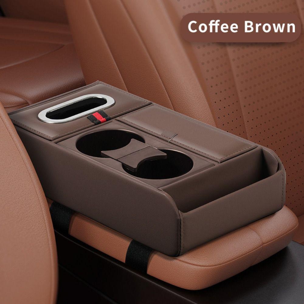 Luxury Armrest Heightening Pad Multifunctional Car Storage Box Car Armrest Cushion All-Season Use
