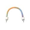 Soft Screw Head Colored Cotton Parrot Pole Sturdy Flexible Parrot Standing Woven Rope Hanging Clip Rotating Bird Bite Exercise