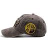 Cotton Washed Retro 3Et Embroidered Baseball Cap Outdoor Visor Summer, Denim Cap Men