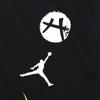Jordan Brand Flame Logo Print Short Sleeve T-Shirt Men Tops Black DV3132-010