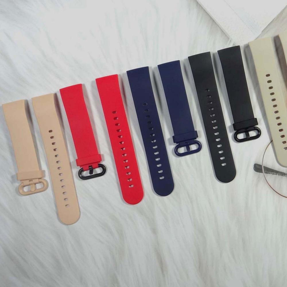 Silicone Band For Xiaomi Mi Watch Lite Strap Smart Watch Soft Sport Wristband Bracelet Replacement Accessories High Quality