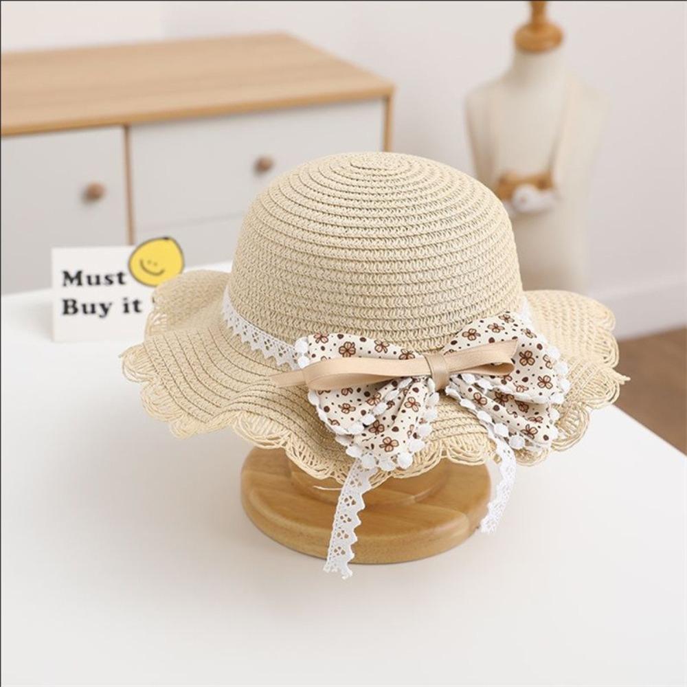 Multiple Colors Girls Sun Hat 2-8 Years Straw Hat Fashion Children Sun Hat  Summer