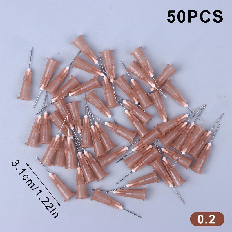 Airbrush Kit with 50ml Bottle & 0.2-0.8mm No-Clean Disposable Nozzles - Spray Tool Module