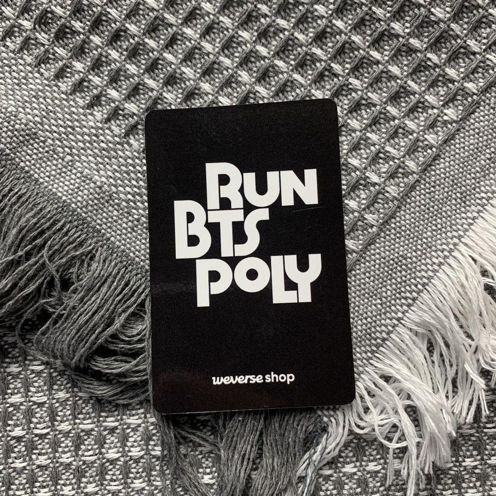 [USED] BTS Yoongi POLY Highlight Package Run Trading Card