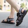 Summer Men's Sandals Large Size Casual Non-slip Beach Driving Cool Shoes Soft Sole Flat Sports Slippers