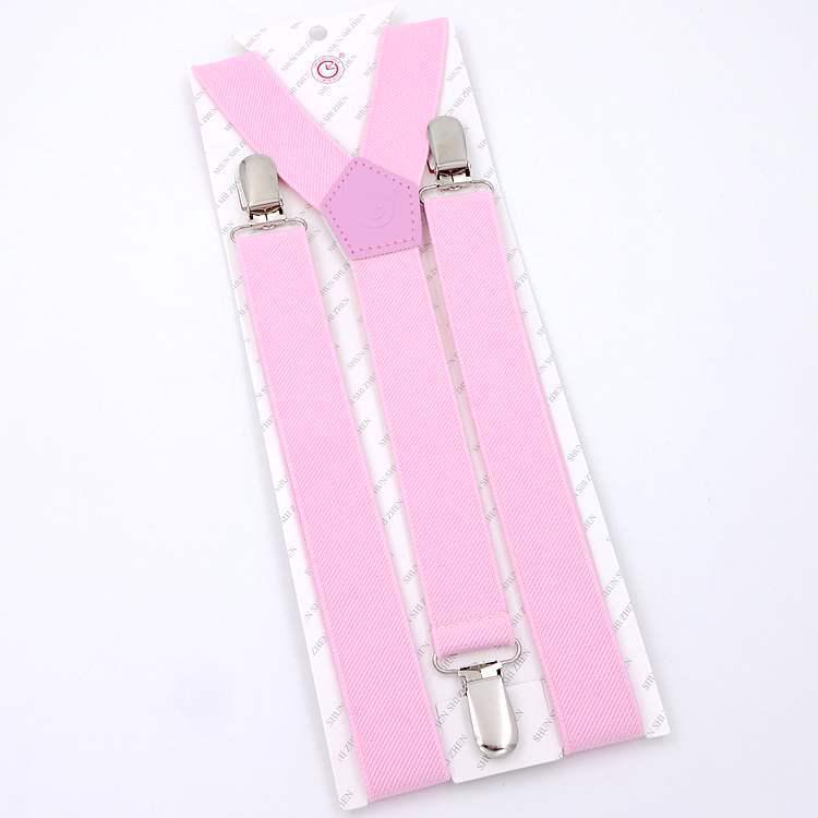 2.5cm Black Women's Suspenders - Versatile Elastic Y-Back with Three Clips, Korean Style