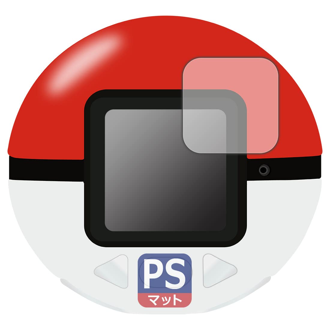 

PDA Kobo Pokemon Сумісний із захисною плівкою Monster Balls PerfectShield Зменшення відбиття Зроблено в Японії Mechanage! Анти-відбитки пальців