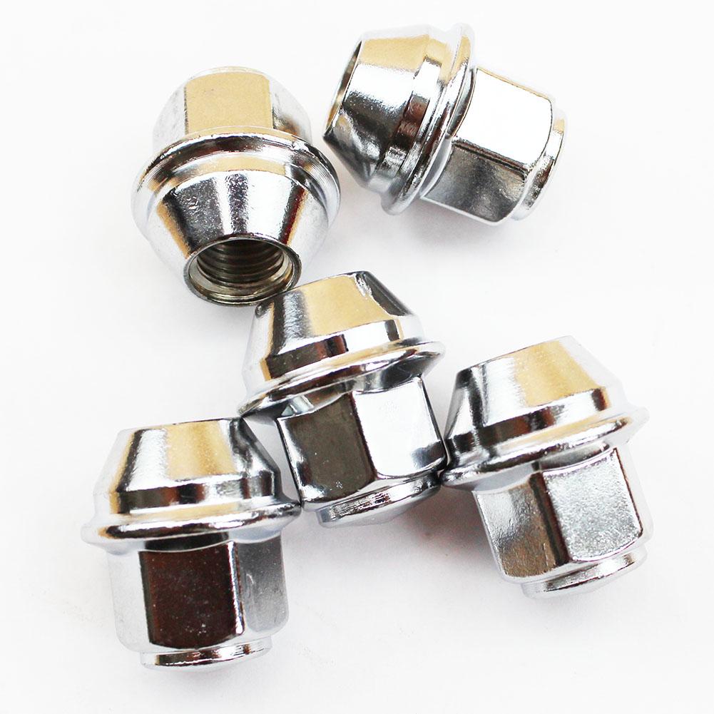 5PCS/lot Chrome Wheel Lug Nuts for Ford Foucs MK3 Mondeo KUGA Escape Fiesta Fusion Lincoln M12*1.5