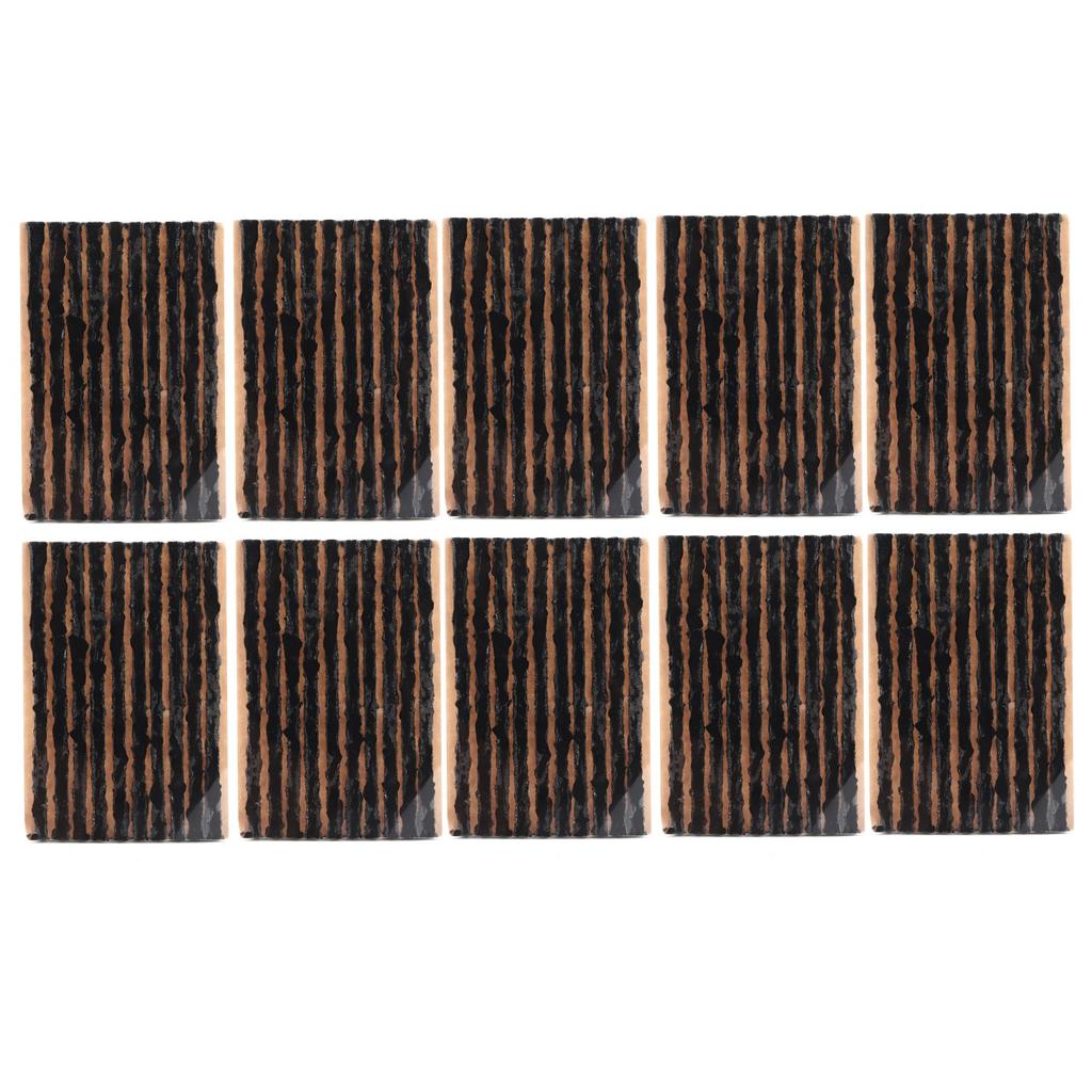 100pcs 100x3mm Tire Repair Plug Tubeless Tyre Rubber  ing Strip Puncture Recovery for Car Motorcycle