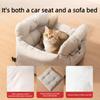 Pet Car Kennel Going Out Heighten Thicken Comfortable Pet Car Nest Small Dog Safety Seat Car Carrying Bag Non Slip Out Pet Bag