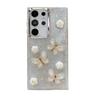 Three-Dimensional Advanced Sense Rose Butterfly Epoxy Mobile Phone Case For Samsung S25Ultra Transparent S24 Glitter A16
