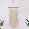 Beige Wall Ing Tapestry, Bohemian Macrame Tassel Decoration Woven Tapestry Party Background