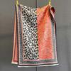 Autumn New Cashmere Tassel Scarf Women's Fashion Age-reducing Jacquard Scarf Warm and Thickened Large Shawl