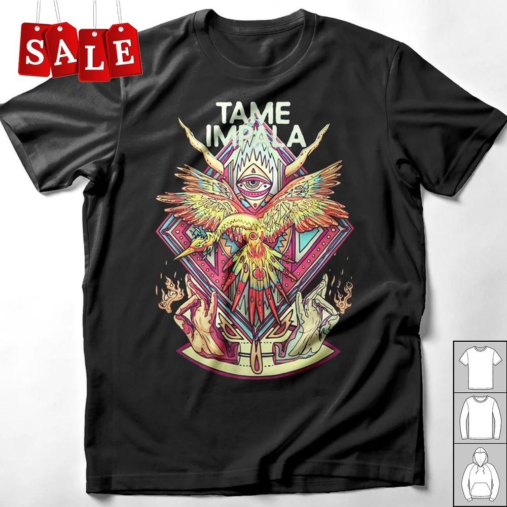 Новая Винтажная Футболка Tame Impala Подарок Для Фанатов Унисекс S-5XL Футболка UK264 Унисекс Футболка XXXXL