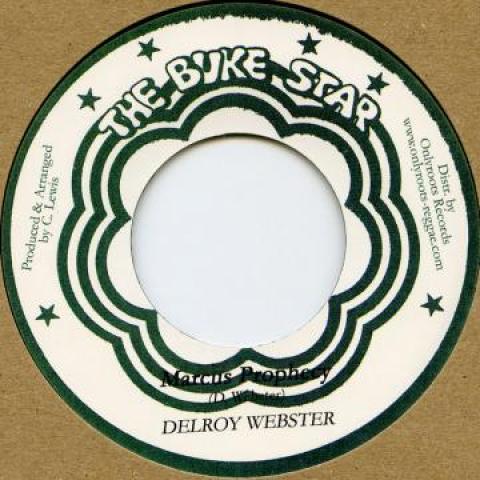

7inch Record DELROY WEBSTER Marcus Prophecy OR84 Buke StarOnlyr 1977 France Reggae Ska Dub Used