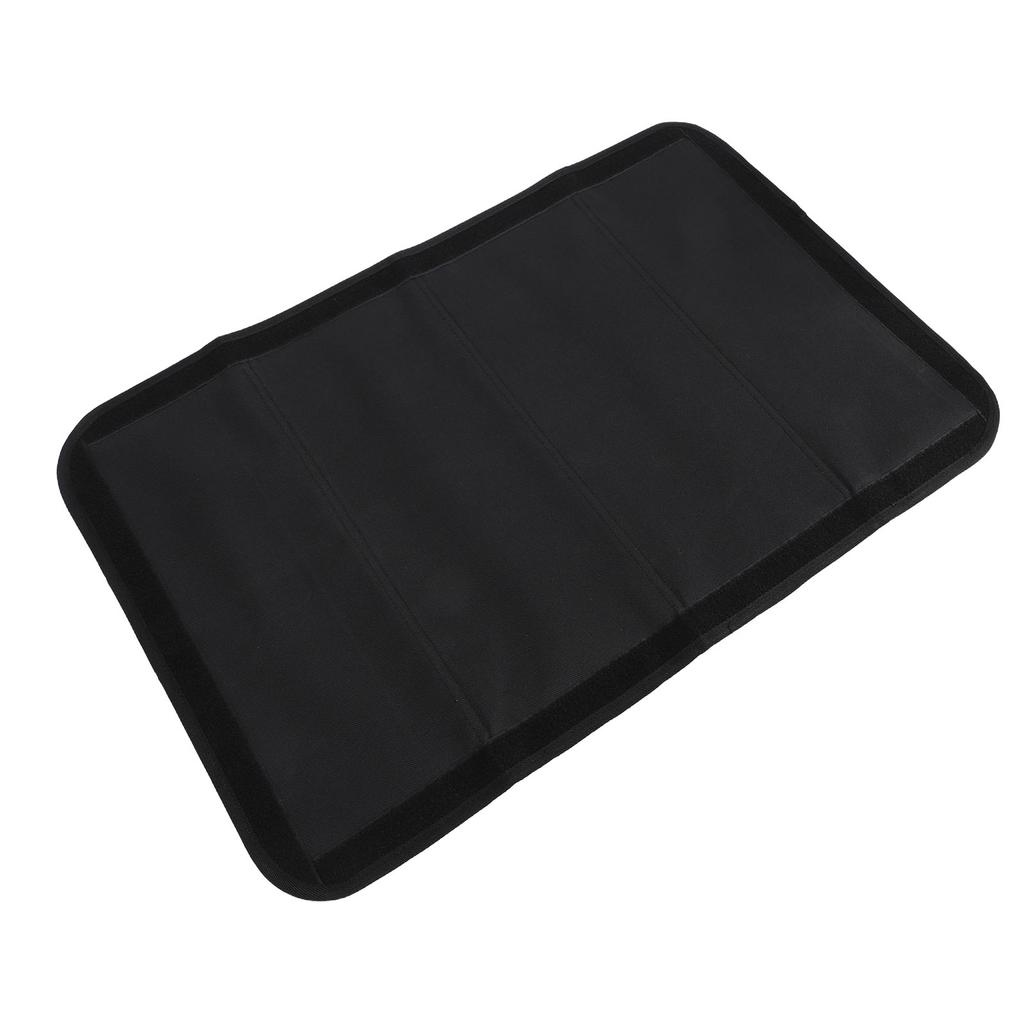 RV Door Window Shade 25x16in Privacy Protection RV Foldable Window Sunshade for Trailer Motorhome with Hook and Loop