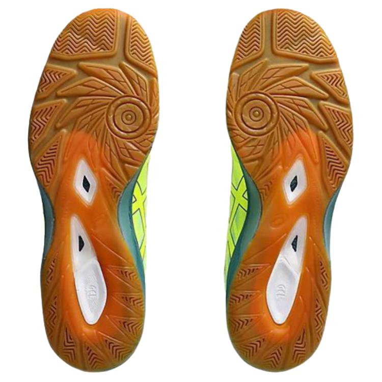 Asics Destaque K FF Comfortable Soft Soccer Shoes Men Soccer Shoes Yellow Green 1111A217-750