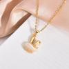 18k Gold Plated Copper Zircon Necklace: Fashionable, Non-Fading, Lightweight Clavicle Chain Jewelry