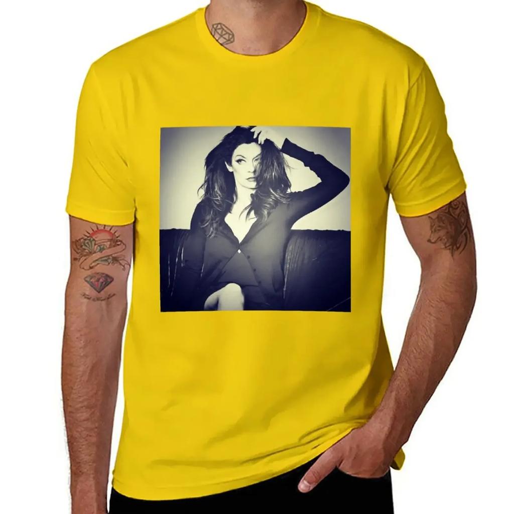 Funny Michelle Gomez Design T-Shirt Summer Clothes Customs Anime Clothes Mens Clothing