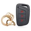 Silicone Car Key Case Keychain Holder Key Cover Fob For JAC JS4 J7 E-JS4 S2 S3 S4 S5 S7 JIAYUE A5 X4 X7 IC5 IEV T50 T8 Refine M6