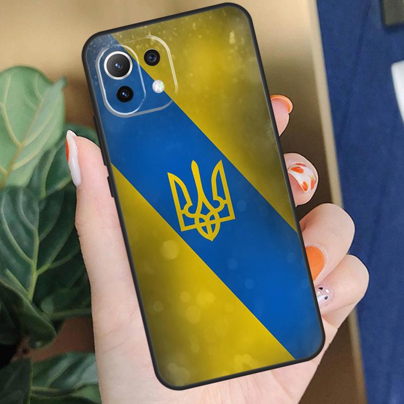 Ukraine Flag Case For Xiaomi 15 14 Ultra 13T 14T 15T Pro 17 Pro Max POCO X7 X5 X6 F5 F6 F7 F8 Pro Coque