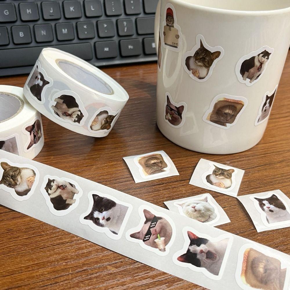Autocolante pentru pisici drăguțe DIY Autocolante amuzante pentru pisici de desene animate Cadou de aniversare registru de mână