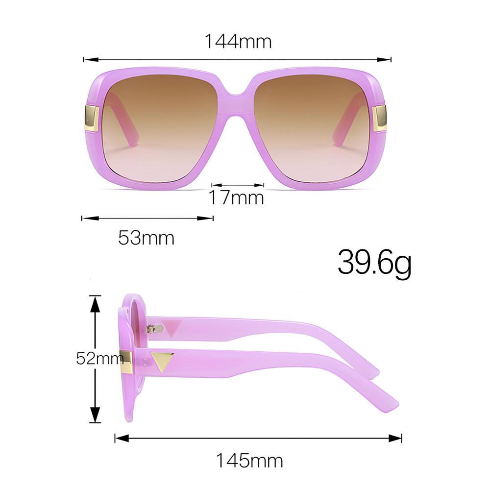 Retro Square Frame Sunglasses For Women Artistic Youth Accessories Daily Commuting Versatile Trendy Women'S Glasses