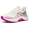 Anta Chuang 2.5 Mesh Cushioning Breathable Low-Top Running Shoes Women sneaker White Silver Purple 122235582-5