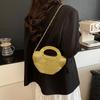Fashion Small Fragrant Style Personalized Plaid Acrylic Women's Chain Dinner Bag Commuter Versatile Shoulder Messenger Bag