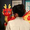 Soft Zodiac Dragon Doll Plush Stuffed Dragon Plush Toys Cute Chinese Dragon Mascot  Years Gift