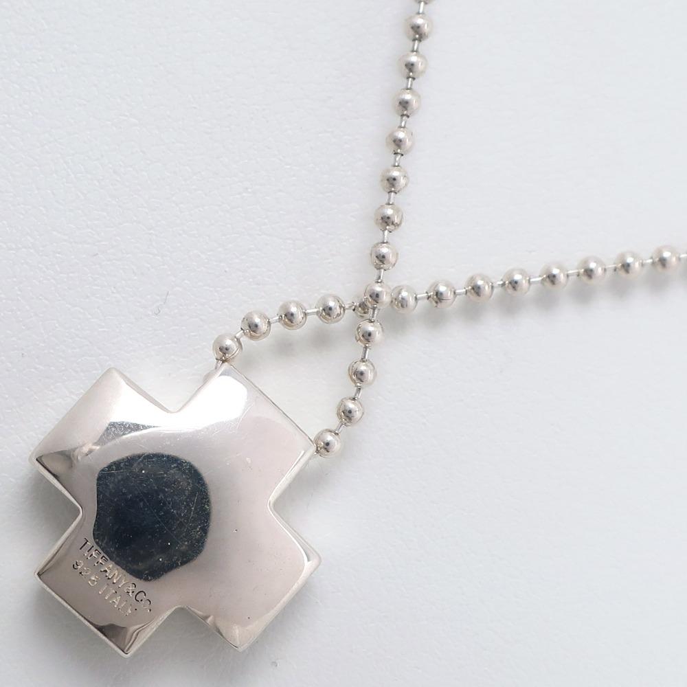 TIFFANY&Co. Roman cross Necklace Silver925 cross 14.1g Women Used