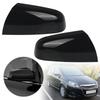 Left Right Door Wing Mirror Cover Side Rearview Mirror Cap Shell For Vauxhall Zafira MK2 2005 2006 2007 2008 Glossy Black