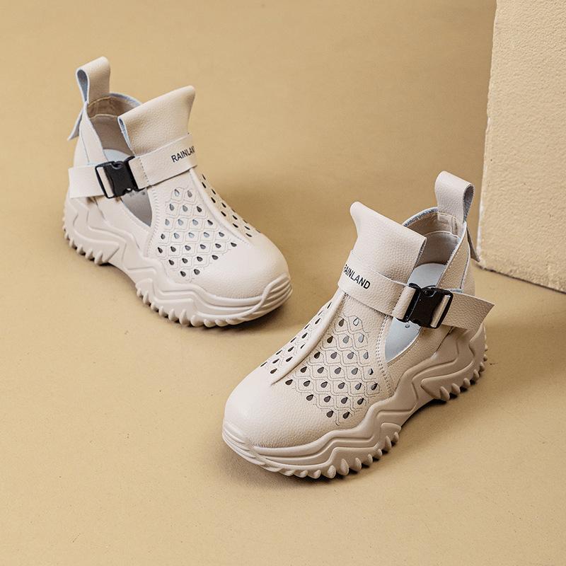 Live Broadcast Explosion Spot a 2025 Sports Sandals Children Spring and Summer Leisure Breathable Factory Hollow Women's Shoes