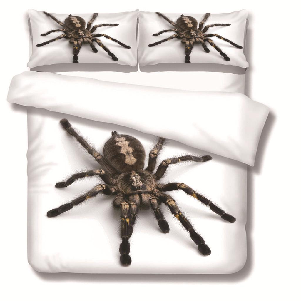 Spider 3D Digital Printing Quilt Cover Three-Piece Home Textile Duvet Cover Bedding