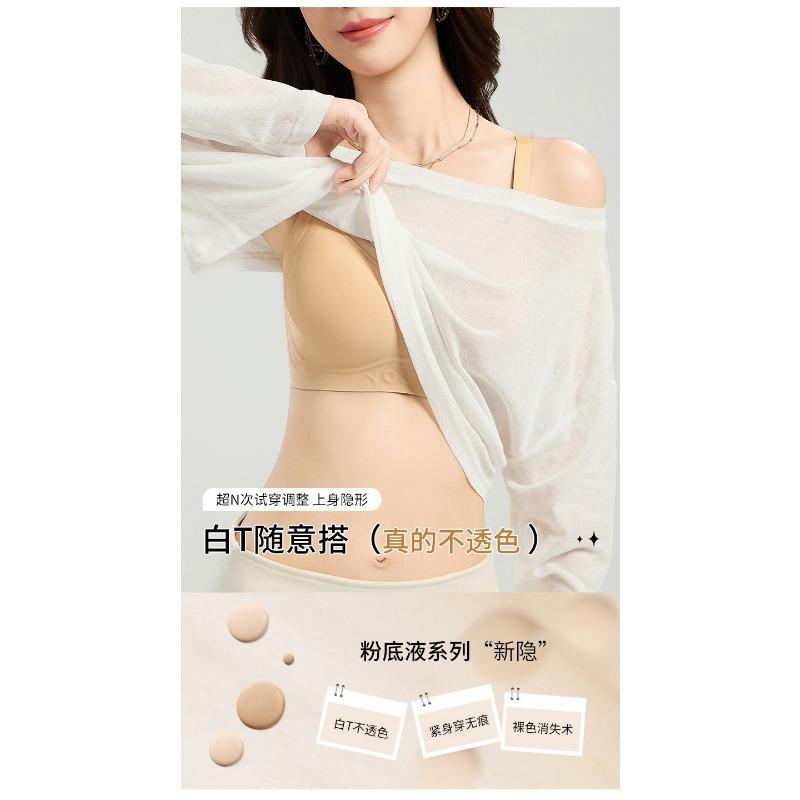 Invisible Push Up Bra Seamless Comfortable Non Underwire Thin Cup For Women