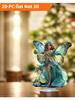 1pcs2D Bohemian Style Butterfly Fairy Statue Decoration - Forest Themed Decoration, Perfect for Bedroom and Living Room Decora