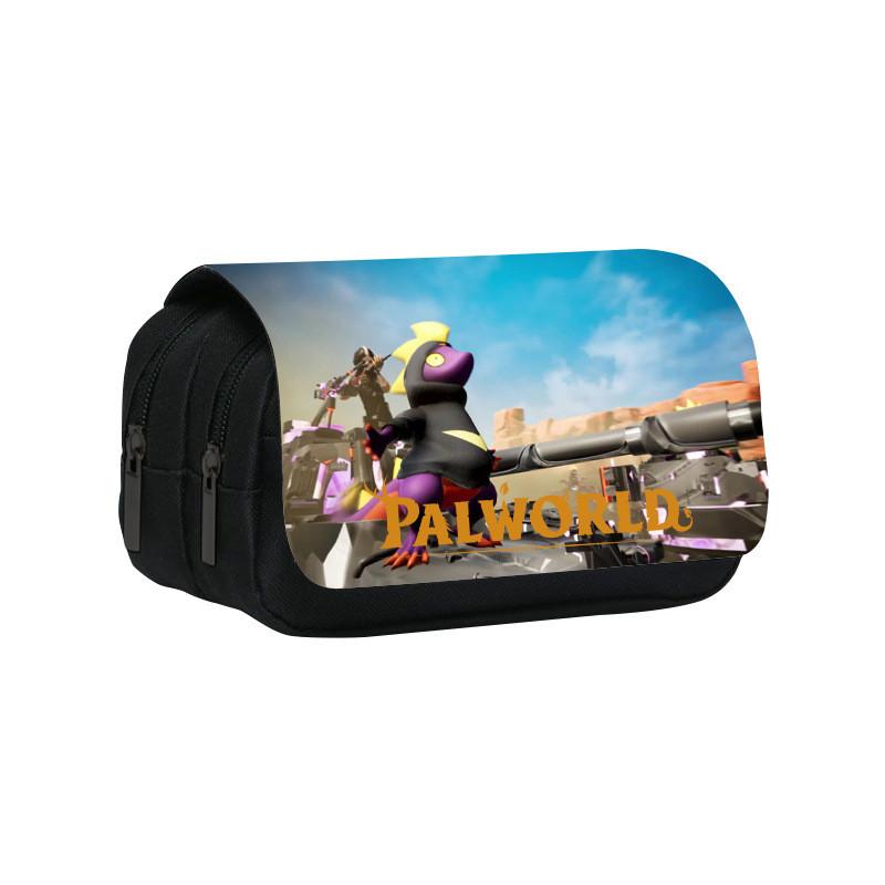 

Palworld Mythical Creature Double Layer Nylon Pen Case For Students And School Supplies StyleM