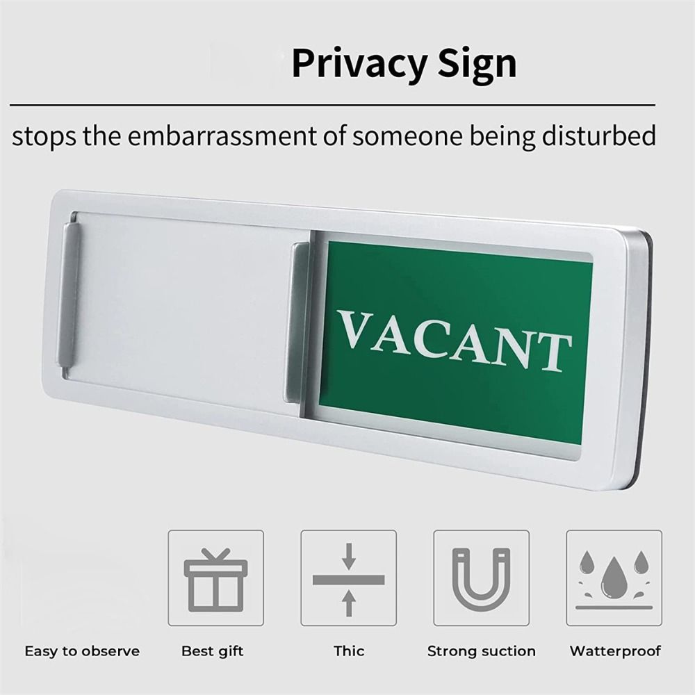 Waterproof Reminder Signs Self Adhesive Door Slider Signs Durable Office Door Sign  Office Room
