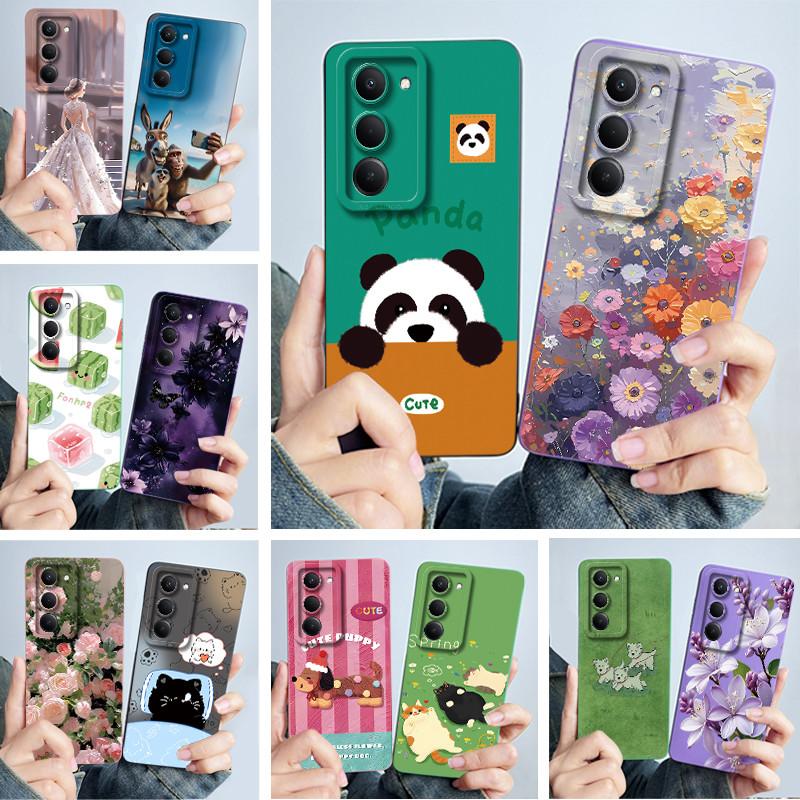 Case For Xiaomi Redmi 15 5G Cute Panda Sweet Girls Cats Silicone Soft Back Cover For Redmi15 5G Slim Bumper Protective Casing