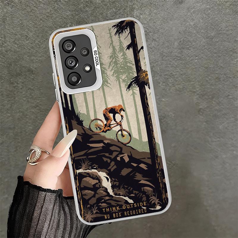 

Mountain Bike Bicycle Soft Phone Case for Samsung A17 A16 A15 A14 A13 A57 A56 A55 A54 A53 A37 A36 A35 A34 A33 A26 A25 A24 A23 A5 Samsung A24