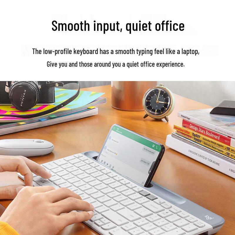 Logitech K580 Fashion Series Slim Multi-Device Wireless Keyboard