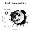Adorable Panda Wall Sticker for Kids Room Nursery Wall Decoration Cute Animal Wall Art