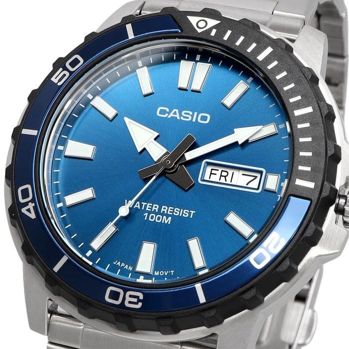 [Casio] Standard Men's Quartz Watch 100m Water Resistant MTD-125D-2A1V Blue
