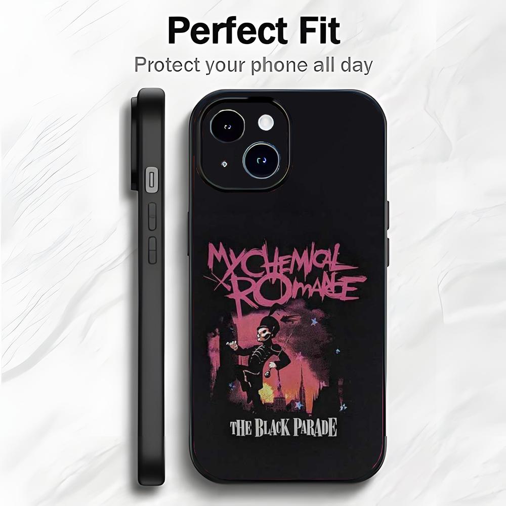 Emo Rock Legends M-My Chemical Romance Phone Case Phone Case Soft Packaging Lightweight For iPhone17 16 15 14 13ProMax