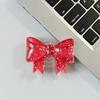 Creative Glitter Bow Solid Color Ring Three-Dimensional Mobile Phone Airbag Bracket Telescopic Paste Desktop Support Portable