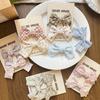 Korean-Style Plaid Bow Hair Clip for Kids - Versatile Floral Side Clip