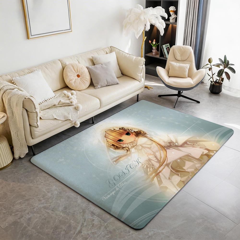 Anime G Gosick Floor Mat Eco  Flannel Doormat Non Slip Odorless Indoor Floor Rug Soft Short Plush Home Mat