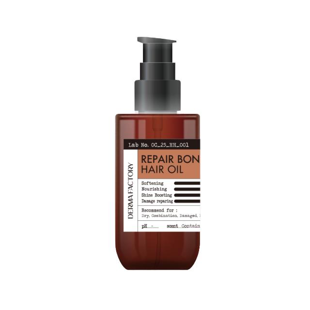 DERMA FACTORY Huile Capillaire Réparatrice Liante 100ml